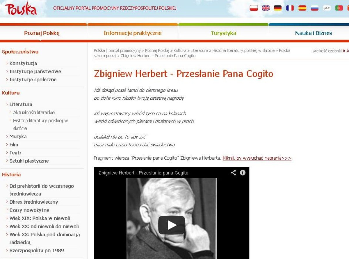 Screen ze strony poland.gov.pl