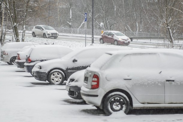 LUBLIN ŚNIEG NA DROGACH