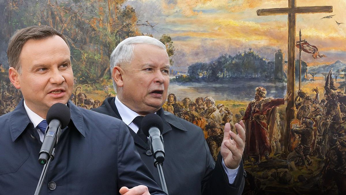 Andrzej Duda Jarosław Kaczyński chrzest Polski chrześcijaństwo Kościół katolicki