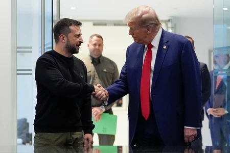 Volodimir Zelenski i Donald Tramp u Njujorku 27. septembra