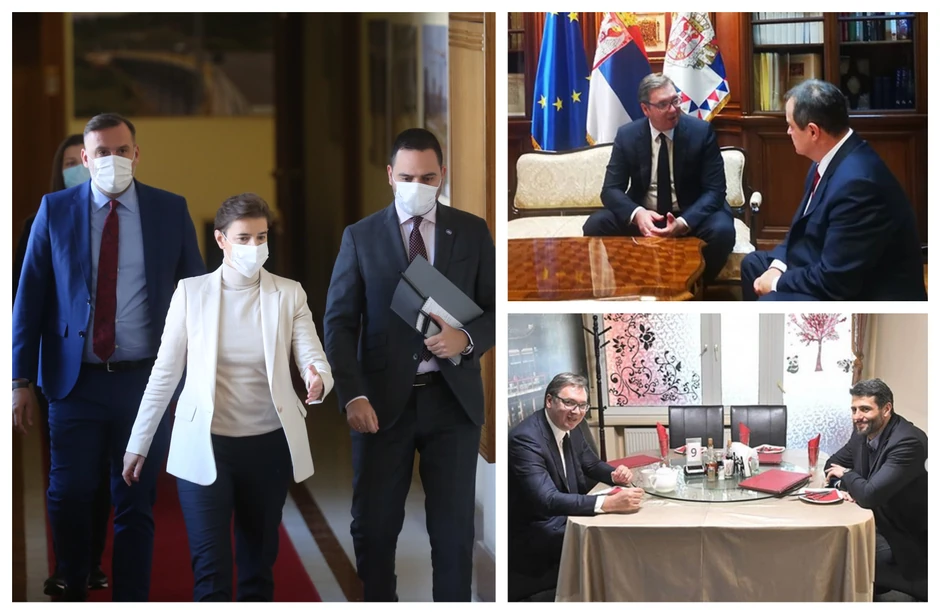 Sastanici uoči formiranja vlade: Kolacioni partneri