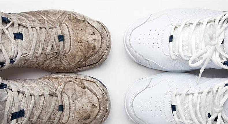Make your dirty sneakers clean [istockphoto]