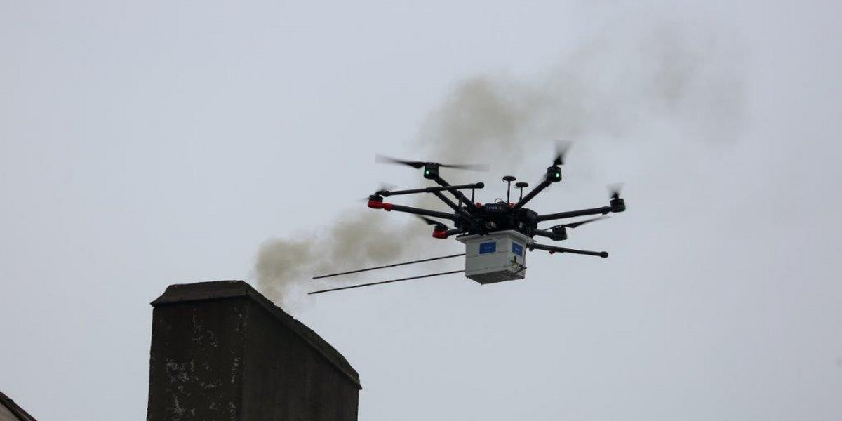 Katowice testują specjalnego drona do walki z emisją trujących substancji