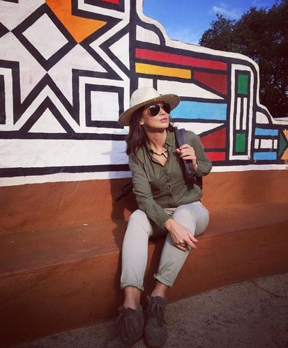 Kinga Rusin w Afryce na planie show 'Agent'