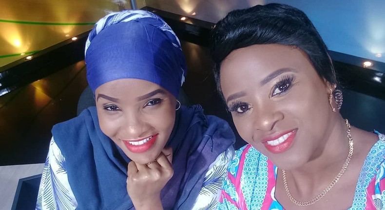 Lulu Hassan and State House Spokesperson Kanze Dena