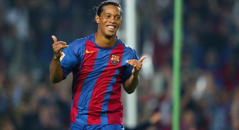 Brazil and Barcelona legend Ronaldinho