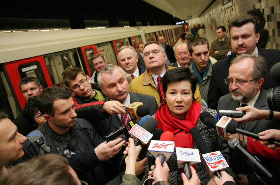 WARSZAWA METRO NOWA STACJA SŁODOWIEC