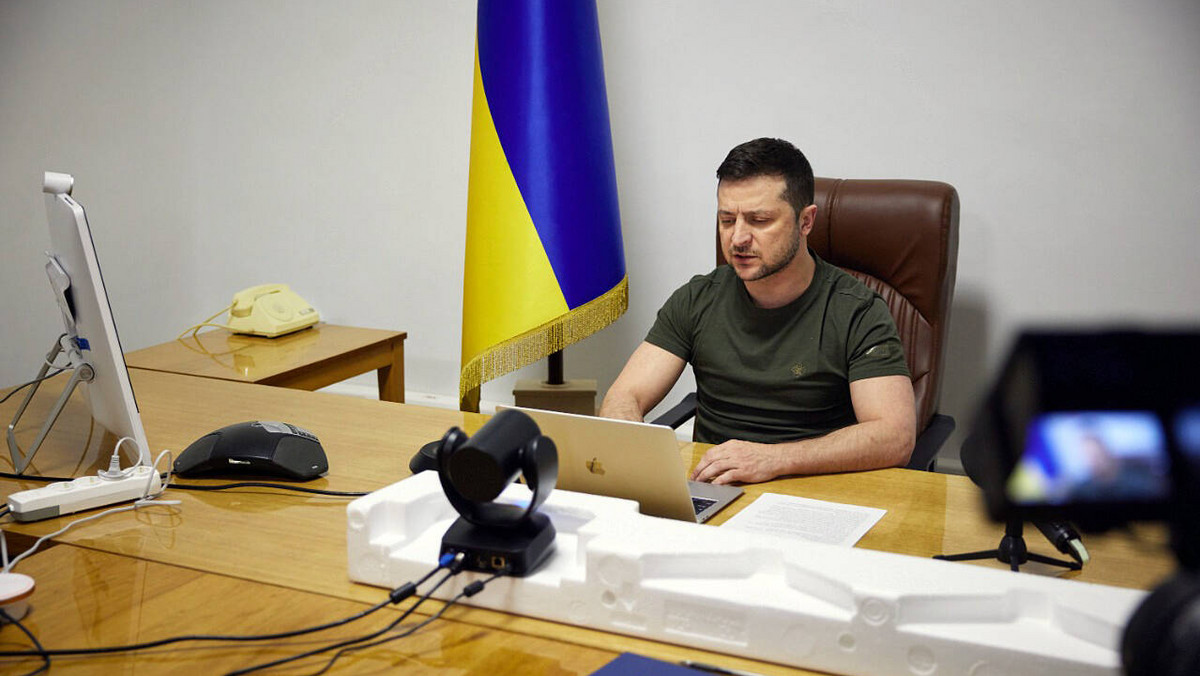 Ukraina. Wołodymyr Zełenski wystąpi w środę online przed Kongresem USA