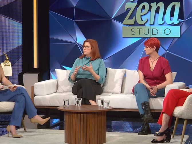 Jelena Antić u emisiji "Blic žena studio"