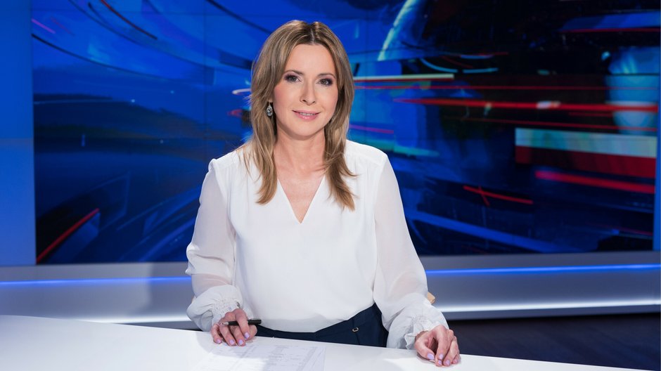 Prowadząca "Wiadomości" TVP Marta Kielczyk 