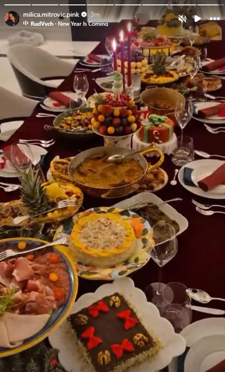 Željko i Milica Mitrović doček Nove godine