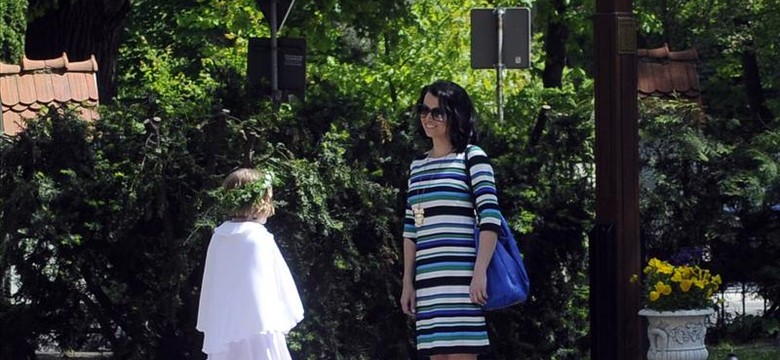 Katarzyna Pakosińska posłała córkę do komunii