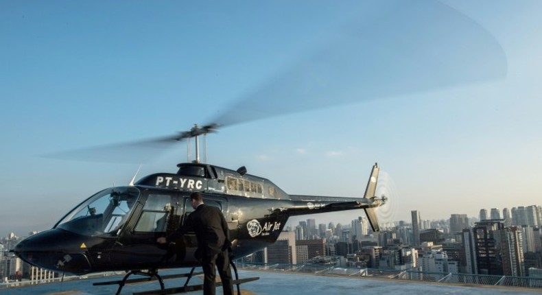 Airbus' subsidiary Voom gives an alternative for those willing to avoid Sao Paulo's heavy car traffic, offering a helicopter service similar to the car service offered by Uber.