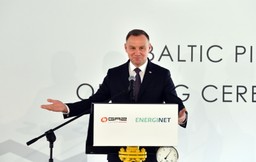 Prezydent: Gazociąg Baltic Pipe uniezależni nas od dostaw z Rosji