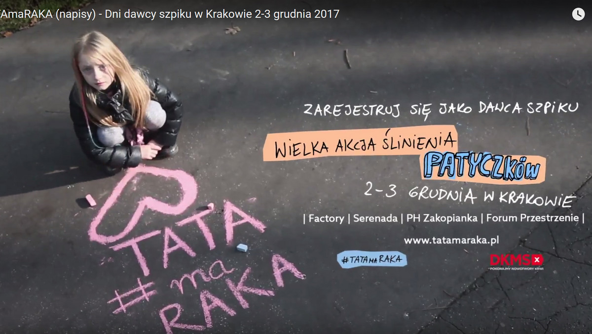 Matylda ma zaledwie siedem lat, ale o spocie, który nagrała, mówi dziś cała Polska. Za pomocą filmiku dziewczynka chce uratować chorego na białaczkę ojca. "Możecie uratować mojemu tacie życie".