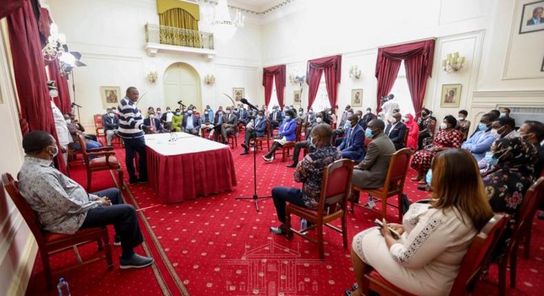 Uhuru meets Parliamentary leaders at State House