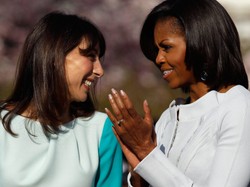 Stylowe I Damy: Michelle Obama i Samantha Cameron