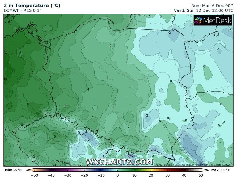 Od niedzieli rozpocznie się duża odwilż