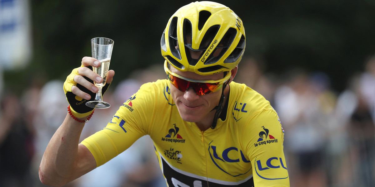 Chris Froome, a Kenyan-born Briton, overcame a couple of wild crashes to win his third Tour de France in Paris on Sunday. Serious challenges from his chief rivals never materialized.