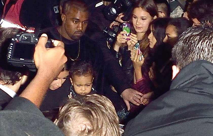 Kanye West, Kim Kardashian i North West