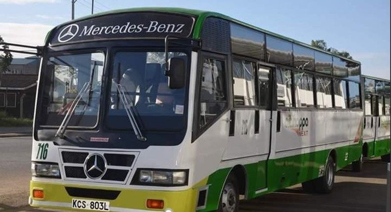 The new Mercedes Benz MB917 type of buses by Citi Hoppa