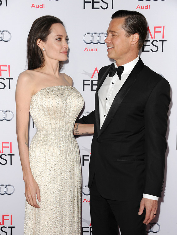 Angelina Jolie i Brad Pitt - takie chwile to już przeszłość