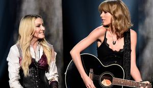 Madonna and Taylor Swift perform together at the 2015 iHeartRadio Music Awards.Kevin Mazur/Getty Images for iHeartMedia