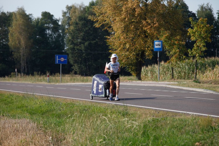 Piotr Kuryło w drodze do Aten