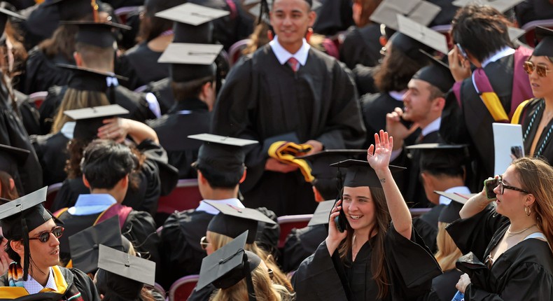 A college commencement.David L. Ryan/The Boston Globe/Getty Images