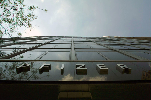 Siedziba firmy Pfizer w USA, fot. Bloomberg