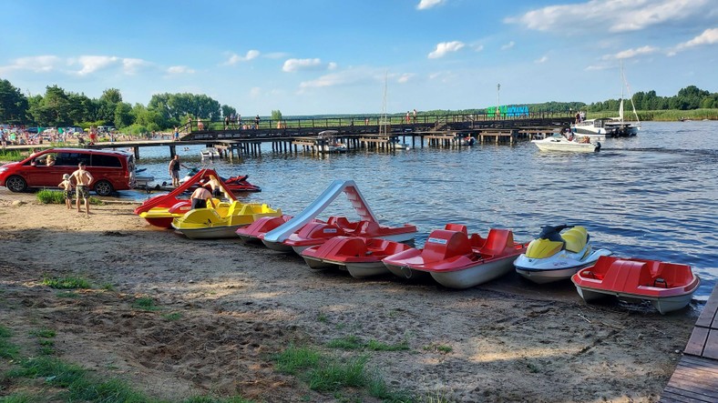 Plaża nad zalewem Siemianówka, Bondary/Rudnia