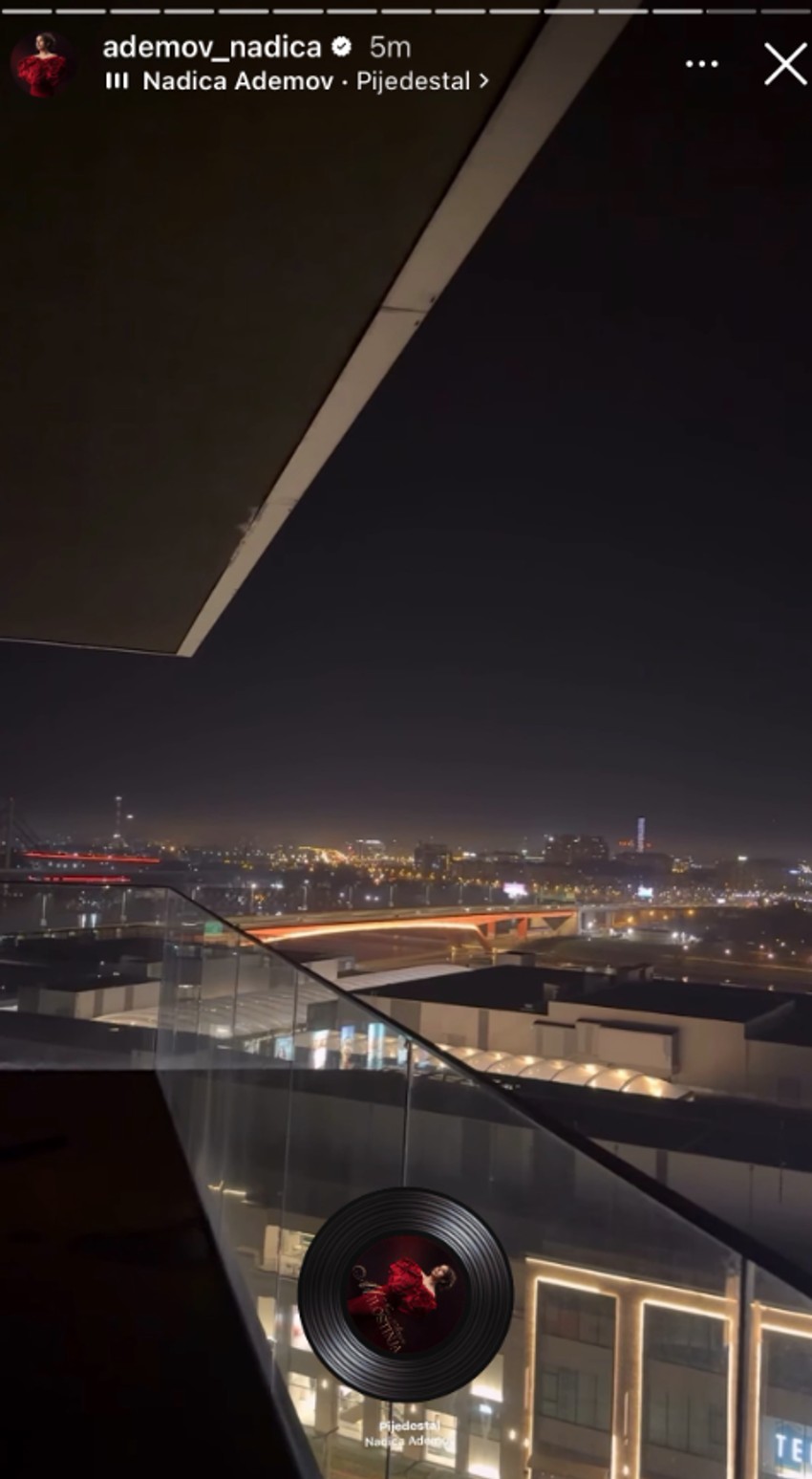 Pogled iz novog stana Nadice Ademoc