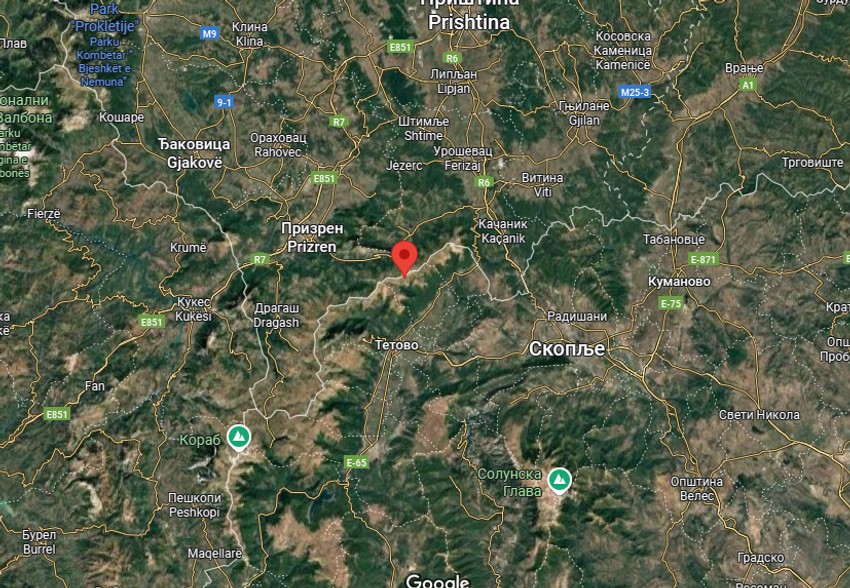 Zemljotres u Prizrenu