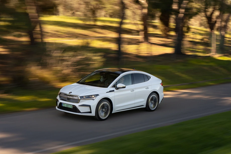 Skoda Enyaq Coupe iV Moon White