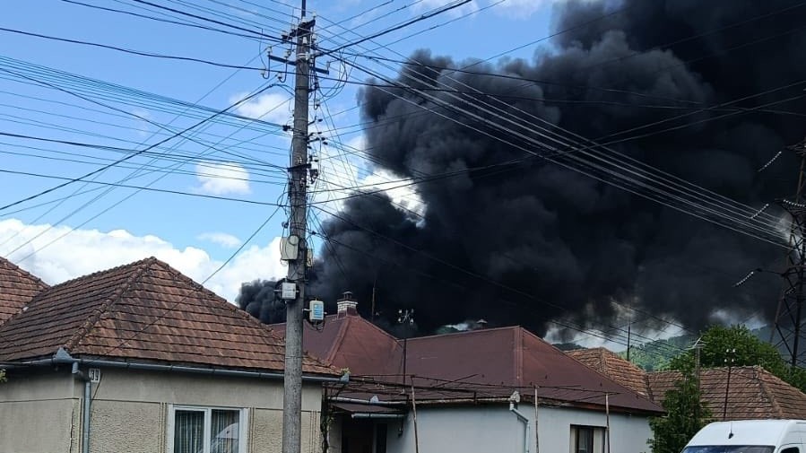 Následky ruského útoku na Zakarpatí.