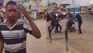 Police detain officers caught brutalising Okada man in viral video. [NAN]