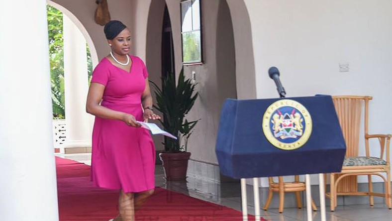 State House Spokesperson Kanze Dena during a past press briefing