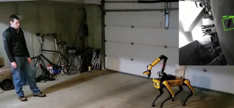 Spot - robot Boston Dynamics nauczył się aportowania