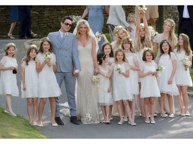 Topmodelka wzięła ślub! Oto ślubne zdjęcia Kate Moss