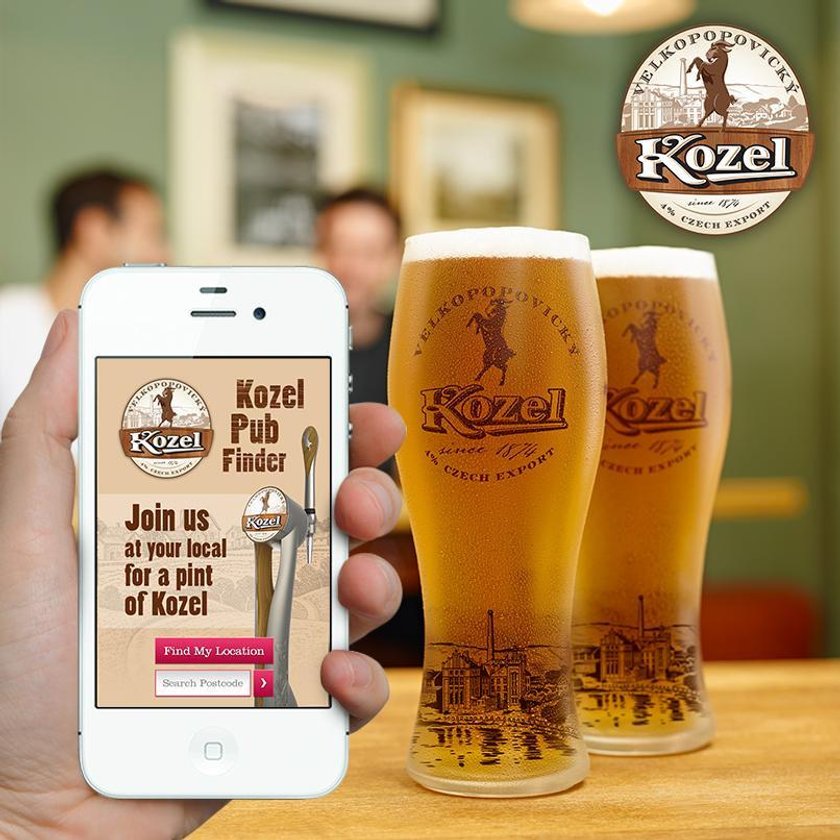 Kozel Pint Finder