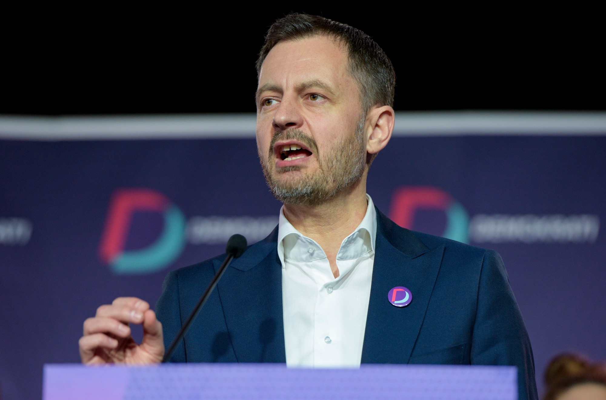Predseda strany Demokrati Eduard Heger.