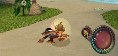 Screen z gry "Super Monkey Ball Adventure"