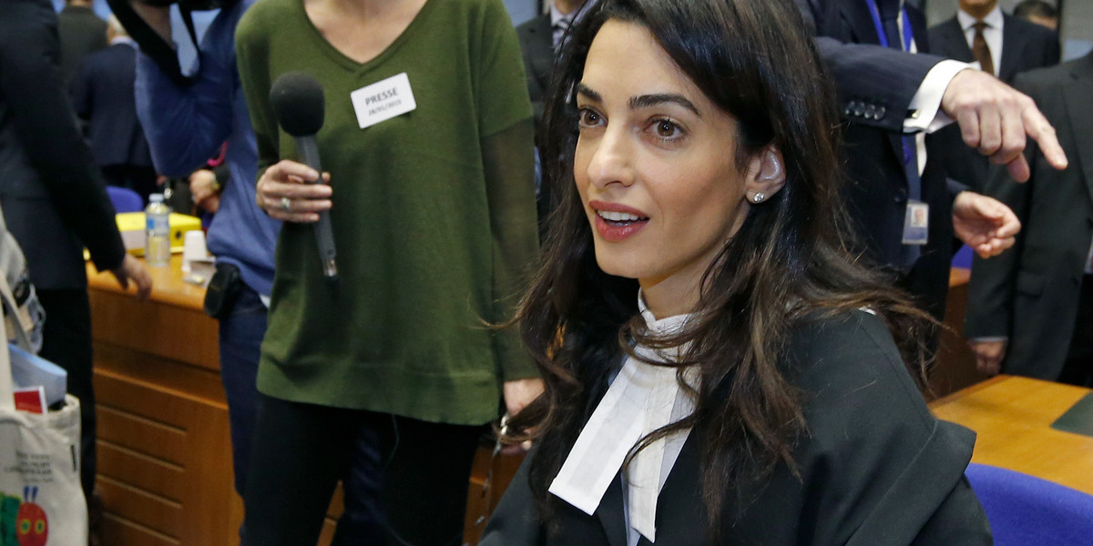 Amal Clooney wants to prosecute Syria's president for war crimes