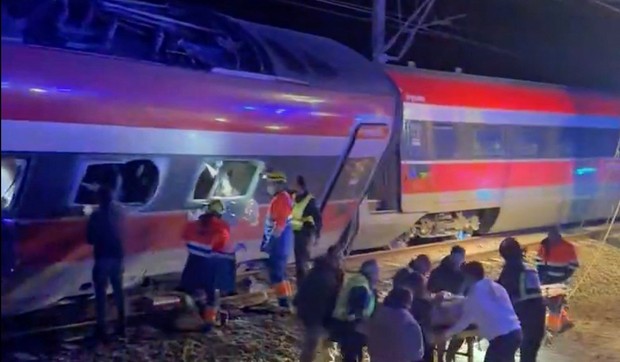 Sudar vozova u Španiji 18. januara