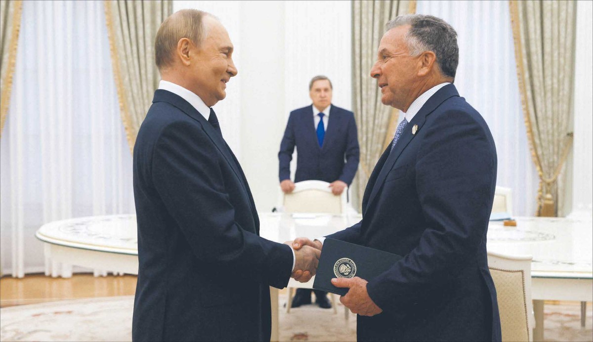 Steve Witkoff podczas poprzedniego spotkania z Władimirem Putinem w Moskwie