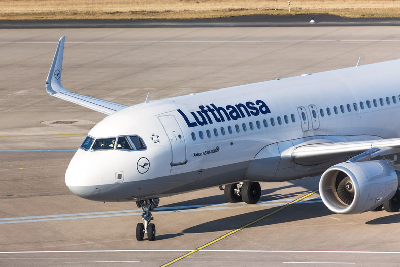 Samolot lini Lufthansa