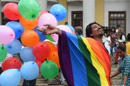 LGBT Community And Supporters Celebrate After SC Verdict Of Section 377