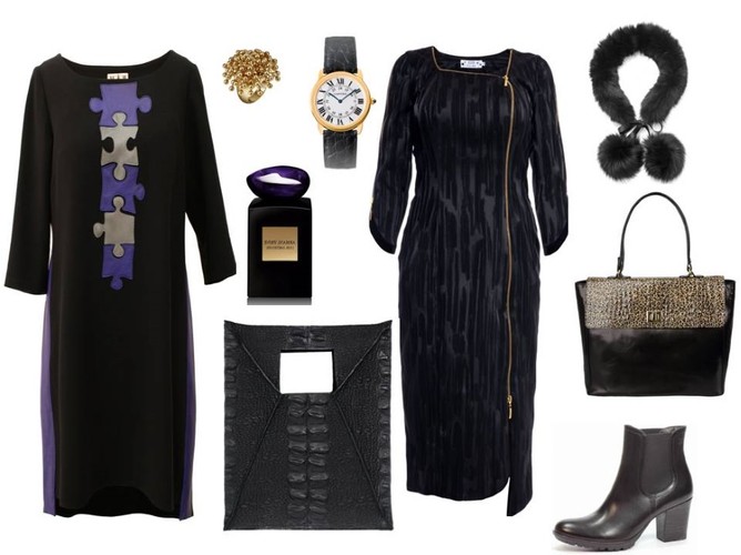 W czerni od stóp do głów - STYLIZACJE na jesień 2014