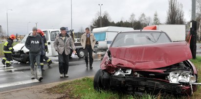 Kobieta wymusiła pierwszeństwo i spowodowała wypadek