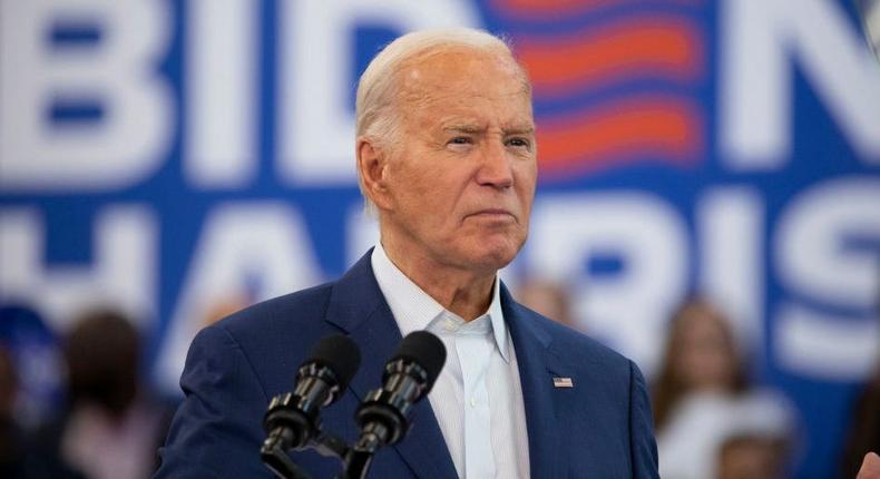 Top Democrats, including Rep. Nancy Pelosi, believe they may be close to convincing President Joe Biden to end his 2024 campaign, according to reports.Bill Pugliano/Getty Images